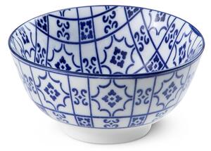 Coppetta macedonia 4 pezzi diametro 15 cm adatto per salatini aperitivi gelato macedonia adatto alla lavastoviglie colore bianco blu