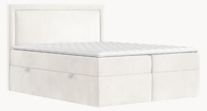 Letto boxspring in velluto fatto a mano con contenitore Rebecca, H3