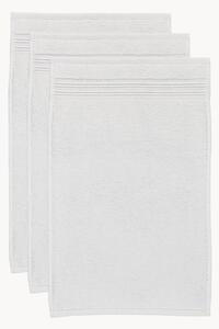 Set di 3 asciugamani ospite in cotone Sheer