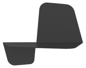 Mensola da Parete in acciaio sagomato verniciato a polvere FLAP 420 Ali Di Farfalla Dimensioni 42x21,5xh33 cm colore Nero