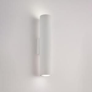 Applique Dag in Ferro Laccato Bianco GU10 2 Luci 30x8x6 cm, Bianco
