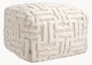Pouf in lana fatto a mano Amphion