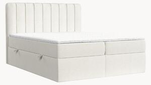 Letto boxspring fatto a mano con contenitore Skyfall, H3