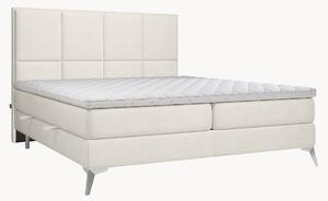Letto boxspring con contenitore fatto a mano Cube, H3 cm