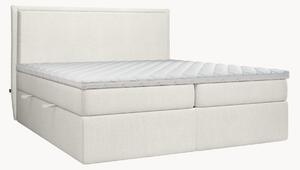 Letto boxspring fatto a mano con contenitore Kubric, H3