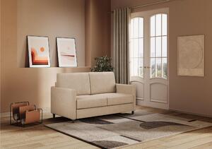 Divano Karay 2 posti due sedute da 60cm misure esterne 138x85x h 85 cm - Kg 22 rivestimento completamente sfoderabile colore Beige