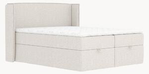 Letto boxspring fatto a mano con contenitore Passion, H3