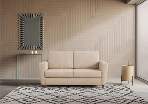 Divano Yasel 2 posti due sedute da 60cm misure esterne 172x85x h 85cm rivestimento completamente sfoderabile colore Beige
