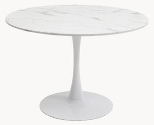Tavolo rotondo effetto marmo Schickeria