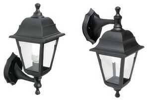 Applique da muro Struttura in termoplastico DEVIL APPLIQUE UP & DOWN MINI E27 Dimensioni 19,7x15xh 35 cm Diffusori in vetro trasparente colore NERO