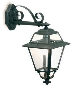 Applique in pressofusione di alluminio. ELEGANCE Diffusori in vetro trasparente Dimensione 47x25,5x h 58 cm Altezza max lampada: 210mm. Alimentazione 230 V ~ 50 Hz Grafite