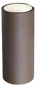 Applique in alluminio pressofuso SIRIO APPLIQUE DOPPIA Dimensioni � 8,1xh 18 cm Diffusore in vetro trasparente6W 6W LED 3000K colore CAFFE'