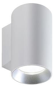 Lampada da parete in alluminio pressofuso SHOW APPLIQUE MONO Dimensioni �11x13,1 h h 17,5 cm Diffusori in vetro trasparente10W LED 3000K colore BIANCO