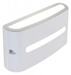 APPLIQUE POST FESSURA struttura in alluminio pressofuso di alta qualit� 10W LED 3000K Dimensioni 22x6,4x h 10,8 cm colore BIANCO