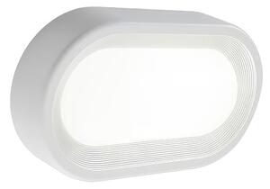 Plafoniera in termoplastico ORION PLAFONIERA OVALE Dimensioni 24,5xh13,9 cm Diffusore in termoplastico opalino 9W LED 4000K colore BIANCO