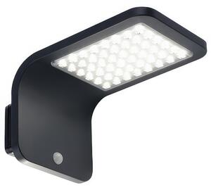 Applique solare in alluminio pressofuso STREET APPLIQUE SOLARE LED 4000K Dimensioni 15,9x26,5xh 14,4 cm Sensore di movimento e crepuscolare colore NERO