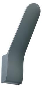 Applique rivolta in alto in pressofusione di alluminio SURF APPLIQUE RIFLESSA 8W LED 4000K Dimensioni 7,65x14,6x h25,7 cm Diffusore in vetro trasparente colore GRAFITE