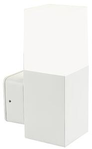 Applique in alluminio pressofuso KUBE APPLIQUE IN ALTO 7W LED 4000K Dimensioni 12,1xh 22 cm Diffusore in termoplastico opalino colore BIANCO