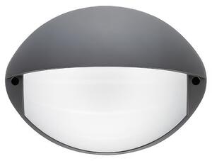 Applique con palpebra in alluminio pressofuso di alta qualit� COCONUT APPLIQUE PALPEBRA 7W LED 4000K Dimensioni 23x9,5x h17 cm Diffusore in termoplastico opalino colore GRAFITE