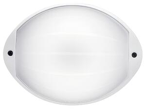 Applique in alluminio pressofuso di alta qualit� COCO APPLIQUE APERTA 7W LED 4000K Dimensioni 23x9,1xh 17 cm Diffusore in termoplastico opalino colore BIANCO