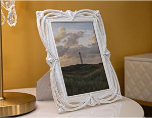Cornice Portafoto da appoggio con cornice POLYRESIN Verticale Dimensioni 21.8x1,6xh 26.8 cm PER FOTO 15x20 cm Oro in scatola regalo