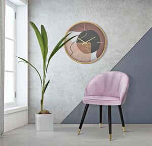 Sedia in velluto imbottito color crema LOTY ROSA 57x58x7h 80 cm - peso 8 kg set da 1 Sedia gambe Metallo dorato