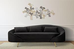 Divano tre Posti con cuscini Modello OSLO Dimensioni 185x84xh 68 cm peso 29 kg rivestimento completamente sfoderabile colore nero