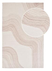 Tappeto in lana color crema tessuto a mano 160x230 cm Surat - House Nordic