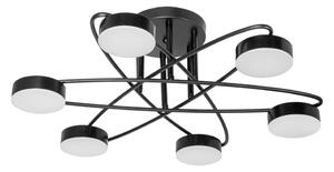 Lampadario a plafone LED 6xLED/7W/230V 3000-6000K diametro 60 cm nero