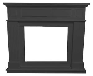 Cornice Camino Pienza grigio Scuro in materiale MdF Dimensioni 110x24.9x h94.9 cm -peso kg 22,8 Alloggiamento per camino elettrico modello Vulcano grigio Scuro