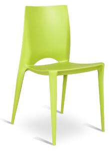 Sedia Denise Design twist 41x44xH84 cm, Verde, Polipropilene