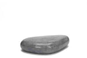 Tavolino Sasso Big Linea Stone Decor E5, 123x74x27h cm, Grigio, Base in Pietra Fossile Gray Stone