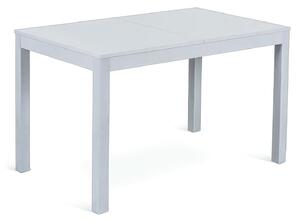 Tavolo Allungabile Kitchen & Living 80x130 210xh76 cm, Colore Grigio Chiaro, Materiale Top e Allunghe Melaminico, Gambe Faggio Massello