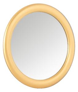 Specchio da parete Icaro Madie e Complementi d'arredo E5, 80x6xH80 cm, Cornice oro, Struttura Legno