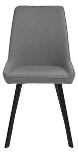 Sedia Seduta e schienale in microfibra MOD. FOX dimensioni 48x60x h 87 cm - peso 6 kg Gambe e struttura in metallo colore Grigio scuro
