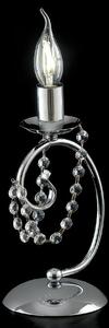 Lumetto Magda in Ferro Cromato, �13xH27 cm, Colore Cromo Lucido, 1xE14 - 42 Watt Max