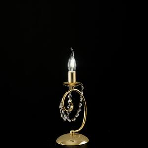 Lumetto Magda in Ferro Dorato �13xH27 cm, Oro Lucido, 1xE14 - 42 Watt Max