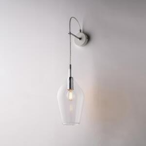Applique Ares in Ferro con Vetro Pyrex Trasparente 60x14x21 cm, 1xE14 - 42 Watt Max, Trasparente