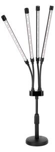Lampada da tavolo LED dimmerabile per la coltivazione delle piante VITARO 4xLED/10W/230V nera