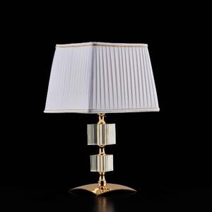 Lumetto Franz in Ferro Dorato e Cristallo, 36x�20 cm, Oro Lucido Cristallo, 1xE14 - 42 Watt Max