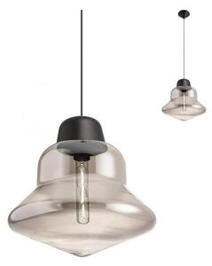 Redo 01-1771 - Lampadario a sospensione con filo AMNO 1x/E27/42W/230V diametro 33 cm grigio