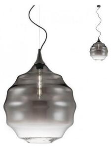 Redo 01-1845 - Lampadario a sospensione con filo SLAG 1xE27/42W/230V diametro 40 cm grigio