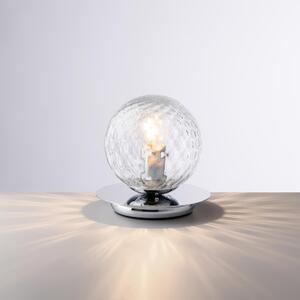 Lumetto in Ferro Cromo Lucido 1 Luce, H17 - �16 cm, Colore Cromo Lucido, Linea Armonia