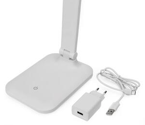 Lampada da tavolo a LED dimmerabile con USB port REMUS LED/5W/230V bianco