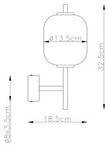 Globo 15217W - Applique a LED EWALD LED/7W/230V