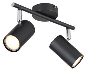 Globo 57914-2 - Faretto ALLVI 2xGU10/25W/230V nero