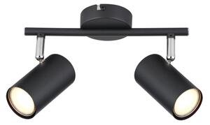Globo 57914-2 - Faretto ALLVI 2xGU10/25W/230V nero