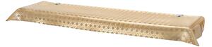 Mensola in Plexiglass Gold Paglia di Vienna Linea DRAPPEGGI, Dimensioni 69x20x h 5 cm - 1,5 kg Colore Oro