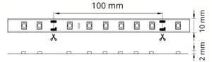 Striscia LED 5m LED/45W/12V IP65 bianco