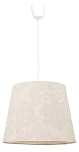 Duolla - Lampadario a sospensione con filo SOPRANO 1xE27/40W/230V diametro 38 cm beige